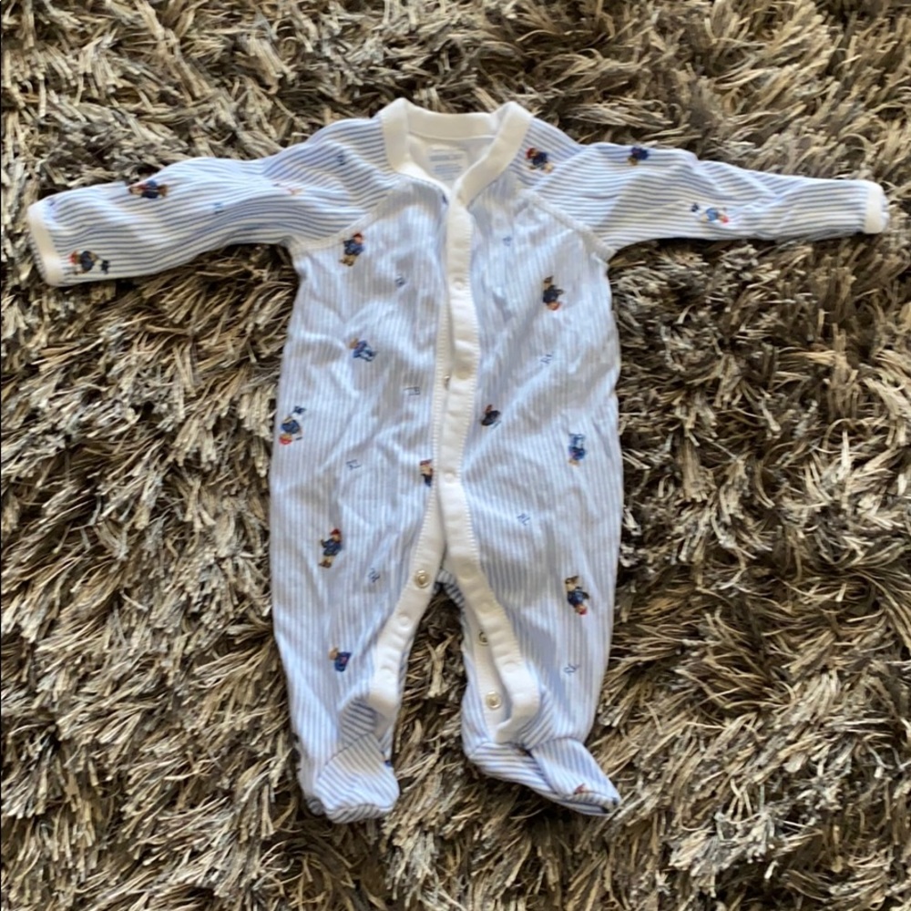 NB polo onesie